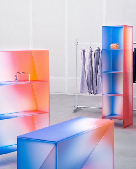 Remodern Limited is Imaginative and Boundary-Pushing | Remodern Retail Inspiration, Event Signage, Shop Display, Booth Design, Pop Up Store, Dichroic Glass, Retail Design, Visual Merchandising, Display Case