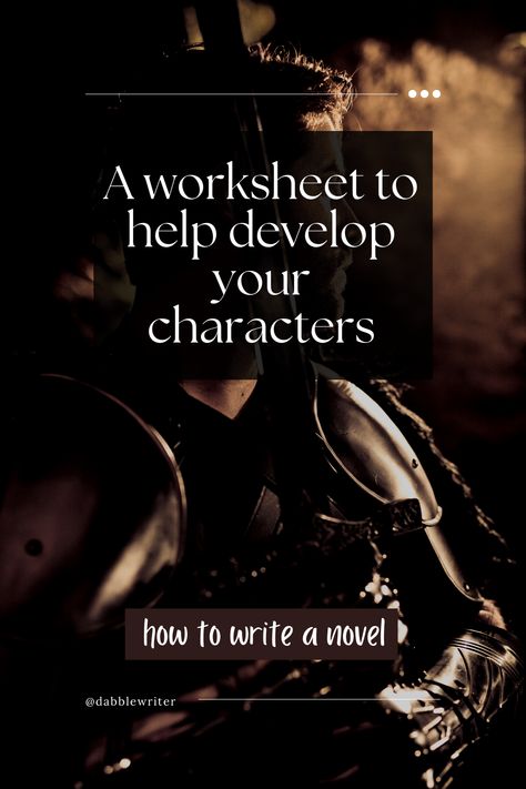 We created our character development worksheet to help you build characters who are not only compelling, but also essential to your story. They create a living context for your theme. They complicate the conflict simply by being themselves. Character Building Writing Worksheet, Main Character Development, Developing Characters In Writing, How To Develop Characters, Character Building Template, Character Building Questions, Character Development Sheet, Character Conflict, Character Development Worksheet