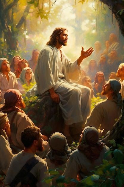 Jesus Helping, Jesus Teaching, Jesus Christ Illustration, Jesus Help, Jesus Teachings, Jesus Memes, Jesus Christ Artwork, Pictures Of Christ, Christ The Redeemer