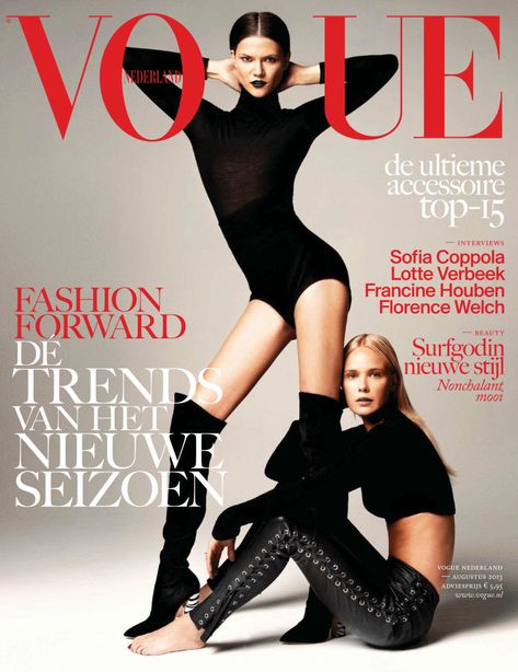 Vogue Netherlands August 2013- Kasia Struss & Dewi Driegen Vogue Poses, Vogue Netherlands, High Fashion Poses, Vogue Magazine Covers, Magazine Vogue, Fashion Model Poses, Model Magazine, High Fashion Photography, Florence Welch