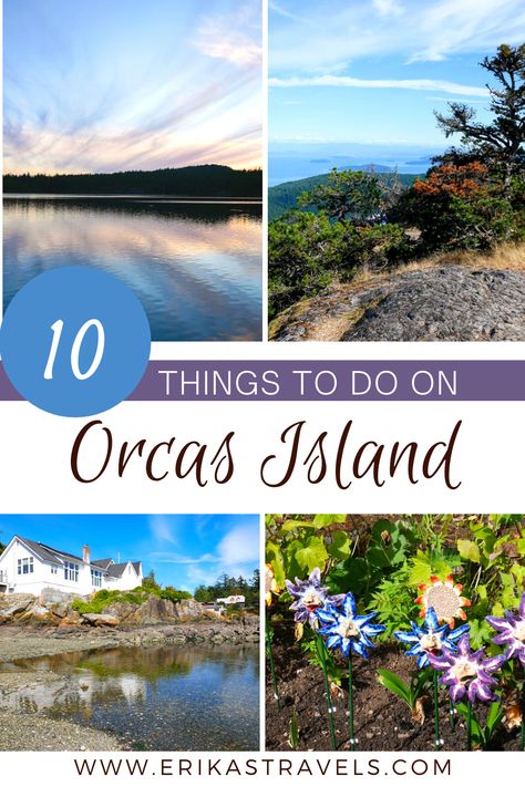 Orcas Island is one of the top getaways in Washington State. Discover the top things to do in Orcas Island with this comprehensive guide. Top places of interest include Turtleback Mountain Preserve, Mt Constitution, Moran State Park, and more! San Juan Islands Washington, Seattle Vacation, Pacific Northwest Travel, Washington State Travel, Seattle Travel, Orcas Island, Destination Ideas, San Juan Islands, Island Getaway