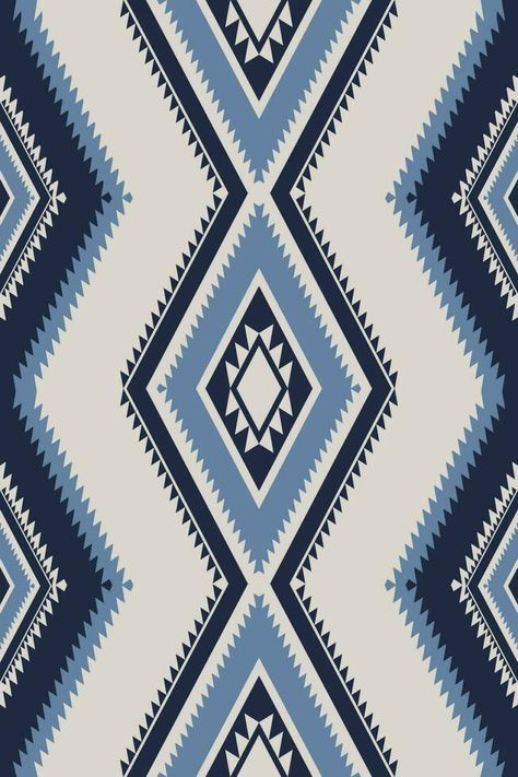 Ethnic southwest geometric pattern. Aztec Navajo geometric diamond shape seamless pattern. Ethnic southwest zigzag pattern use for textile, carpet, rug, tapestry, cushion, upholstery, wallpeper Blue Aztec Pattern Wallpaper, Navajo Designs Pattern, Navajo Wallpaper, Aztec Pattern Wallpaper, Navajo Fabric, Aztec Pattern Art, Aztec Pattern Design, Aztec Background, Rug Tapestry