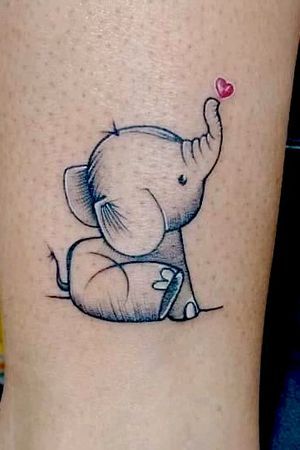 Tattoo uploaded by INK ME TATTOOZ • Small Elephant Tattoo #Smalltattoo #Elephant #Tattoozbyrobby #Inkmetattooz #Elephanttattoo #Cutetattoo #Girlstattoo • 996656 • Tattoodo Elephant Memorial Tattoo, Little Elephant Tattoos, Small Elephant Tattoo, Dumbo Tattoo, Tattoos Elephant, Baby Elephant Tattoo, Elephant Tattoo Meaning, Tiny Elephant Tattoo, Cute Elephant Tattoo