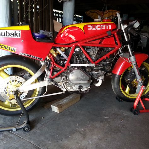 Ducati TT2 and TT1 build | Ducati.org forum Ducati Pantah, 17 Wheels, Discussion Starters, Track Bike, New Engine, The Foundation, Sport Bikes, Ducati, The Process