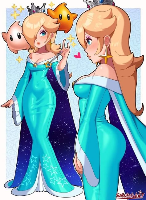 Luma Mario, Harmonie Mario, Princess Rosalina, Mario Princesses, Super Princess Peach, Mario And Princess Peach, Super Mario Princess, Mario Fan Art, Nintendo Princess