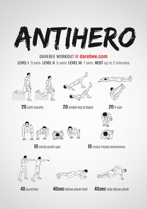 Marvel Workout, Gladiator Workout, Darebee Workout, Neila Rey Workout, Hero Workouts, Army Workout, Superhero Workout, Bodyweight Training, Trening Sztuk Walki