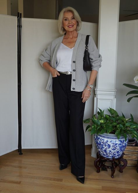 How I Wore It - SusanAfter60.com 50 Year Old Women Fashion, 70 Year Old Women Fashion, 70 Year Old Women, 60 Year Old Woman, Stylish Outfits For Women Over 50, Margaret Thatcher, Over 60 Fashion, Outfit Chic, White Denim Jacket