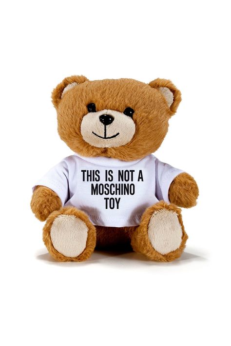 Jeremy Scott On Moschino's New Teddy Toy Fragrance (Vogue.com UK) Moschino Bear Wallpaper, Moschino Bear, Moschino Teddy Bear, Jil Sanders, Moschino T Shirt, Moschino Couture, Teddy Toys, Couture Handbags, Marken Logo