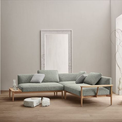 Shop suiteny.com for the Embrace sofa by EOOS. The design is the end result of several years of production, in order to create a simply perfect sofa. Embrace comprises a total of ten modules, each of which is combinable in every way imaginable, but they can also stand alone, making the sofa exceptionally versatile. Classic Sofa Living Room, Small House Living Room, Scandi Sofa, Contemporary Sofa Design, On Suite, Scandinavian Home Interiors, Scandi Furniture, Scandinavian Sofa Design, Sofas Modern