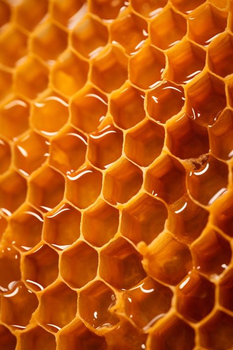 Bees Craft, Honey Art, Macro Photography Nature, Buzzy Bee, Bee Honeycomb, Close Up Photography, Orange Aesthetic, Bee Crafts, School Art Projects