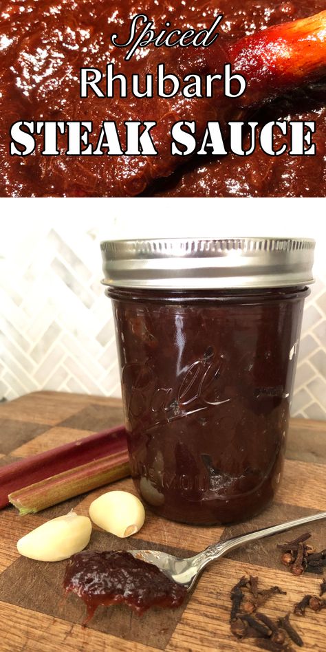 Rhubarb Vinegar, Garlic Water, Rhubarb Sauce, Monday Recipes, Rhubarb Desserts, Canning Food Preservation, Bbq Sauce Recipe, Bbq Sauce Homemade, Homemade Bbq