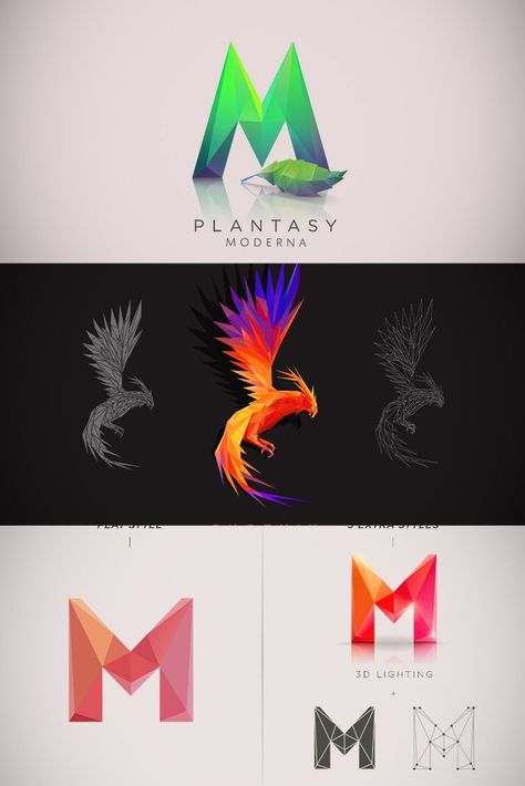 I will create a modern geometric polygonal 3d logo Polygon Logo, 3d Polygon, 3d Logo, Logo Design Services, Service Design, Logo Design, ? Logo, Design