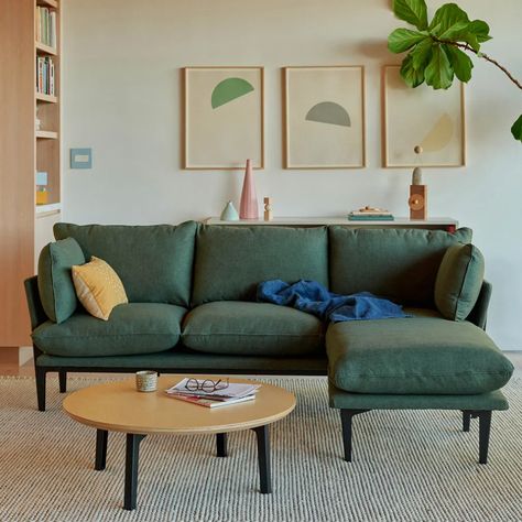 The Floyd Sofa | A Modern Sofa Built to Last in the USA Tela, Tiny House Furniture Space Saving, Space Saving Couch, Furniture Space Saving, Decorations Living Room, Modern Wood Coffee Table, Tiny House Furniture, Decorations For Living Room, Recycled Rugs