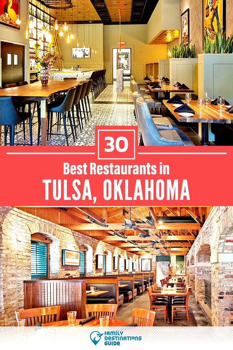 Tulsa Restaurants, Downtown Okc, Downtown Oklahoma City, Norman Oklahoma, Family Destinations, Brunch Spots, Tulsa Oklahoma, Restaurant Guide, Food Places