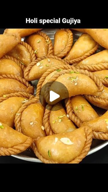 Baked Indian Snacks, Gujiya Recipe, Punjabi Food, Diwali Sweets, Holi Special, Desi Food, Indian Sweet, Indian Snack Recipes, Indian Snacks