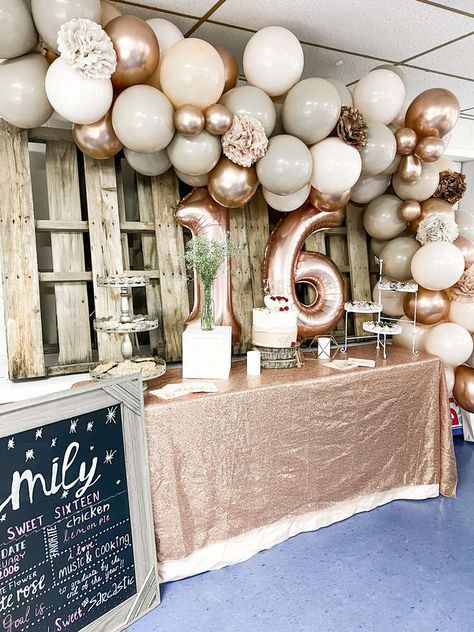 Rustic with a touch of Glam Birthday Party Ideas | Photo 2 of 11 Sweet Sixteen Country Theme, Country Themed Sweet 16, Rustic Sweet 16 Party Ideas, Country Sweet 16 Party Ideas, Backyard Sweet 16 Party Ideas, 16 Birthday Party Decor, Glam Birthday Party Ideas, Country Sweet 16, Sweet Sixteen Party Themes