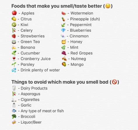 Foods For Vag Smell, Foods To Eat To Smell Good Down There, Fruits That Make Your Kitty Taste Good, Foods That Make Your Kitty Taste Good, Foods That Make You Smell Good, Kitty Smell Good Tips, How To Make Your Kitty Taste Better, How To Smell Like A Snack, Feminine Food