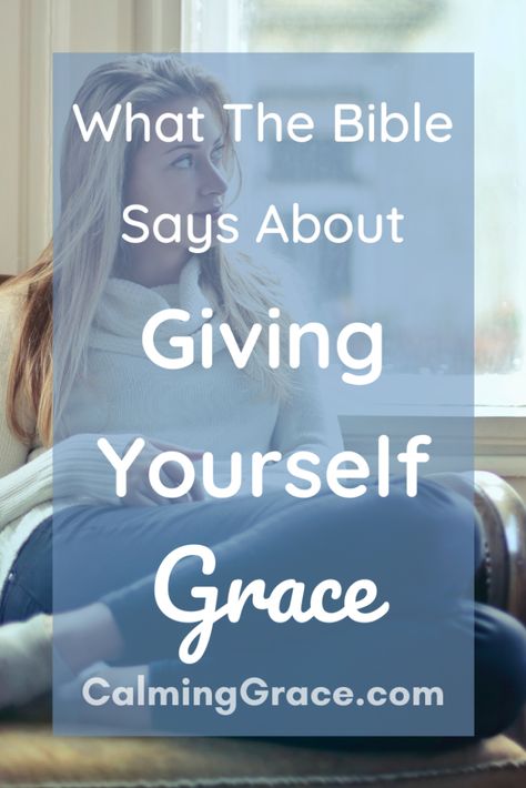 When we mess up, our instinct is usually to beat ourselves up. But we should give ourselves grace because God gives us grace. Find out what the Bible says about God's grace and how it allows you to give yourself grace. #SelfCompassion #Grace #BibleStudy #BibleVerse #BeKindtoYourself Bible Verse About Giving, What Is Grace, Being Kind To Yourself, Give Yourself Grace, Christian Growth, Grace Quotes, Giving Quotes, Bible Topics, How To Be Graceful