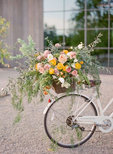 Chic Wedding Inspiration, Botanical Garden Wedding Invitations, Ojai Valley Inn, Ojai Valley, Bicycle Decor, Meteor Garden 2018, Wedding Decor Elegant, The Farmhouse, Rustic Chic Wedding