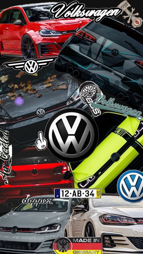 Vw Bora Tuning, Vw Golf Wallpaper, Vw Polo Modified, Blacked Out Cars, Gti Car, Gti Mk7, Jetta Tdi, Mk6 Gti, Image Moto