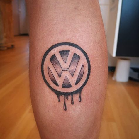 Ford Tattoo Ideas, Vw Tattoo Ideas, Volkswagen Tattoo, Vw Tattoo, Cherry Tattoos, Tattoo Stencils, Fish Tattoos, Jesus Fish Tattoo, Small Tattoos