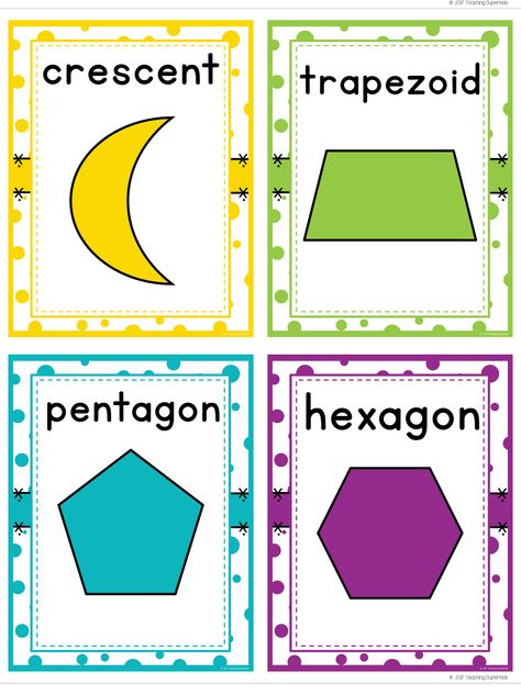 Grade R Classroom Ideas, Free Shapes Printables, Preschool Center Signs, Preschool Planning, Preschool Centers, Fun Classroom Activities, Shapes Preschool, Learning English For Kids, Kindergarten Learning Activities