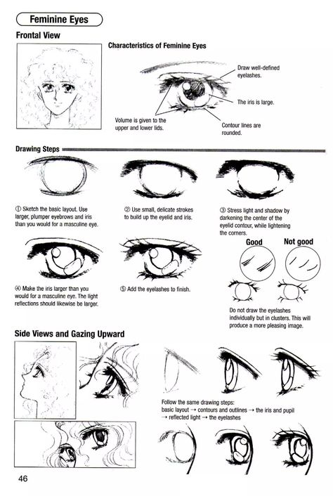 Anime Art Books, How To Draw Manga, Manga Eyes, Manga Tutorial, 90 Anime, Drawing Tutorial Face, Draw Manga, Manga Drawing Tutorials, Art Basics