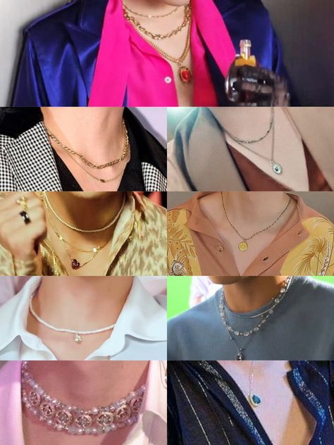 Kim Taehyung Accessories, Taehyung Jewelry, Bts Outfits, Bts Inspired Outfits, I Love Bts, Inspired Outfits, Outfit Details, Kim Taehyung, Choker Necklace