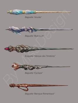 phoenix wand design by NikitaLaChance on DeviantArt Wands In Harry Potter, Magic Wand Harry Potter, Harry Potter Rpg, Harry Potter Oc, Witch Wand, Wizard Wand, Diy Wand, Harry Potter Style, Images Harry Potter