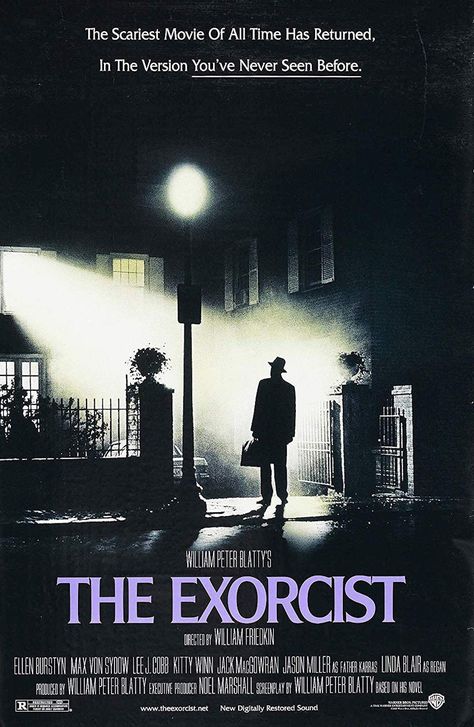 Exorcist Movie, Classic Horror Movies Posters, The Exorcist 1973, Film Thriller, Max Von Sydow, Sundance Kid, Septième Art, Film Horror, Best Horror Movies