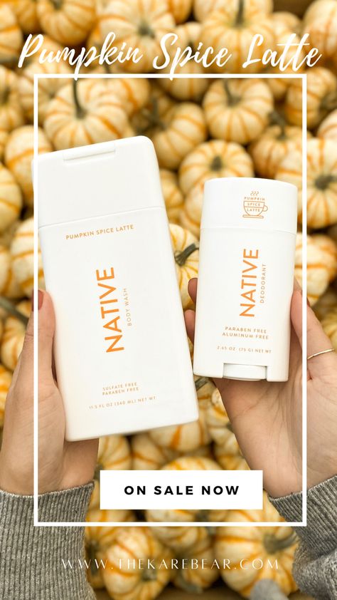 Native Pumpkin Spice, Native Deodorant, Deodorant For Women, Women Health Care, Fall Scents, Personal Hygiene, Pumpkin Spice Latte, Autumn Inspiration, Body Wash