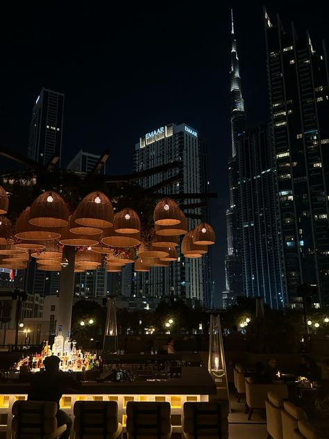 Dubai, aesthetics, night, nighout, dubai nights, views, aesthetic views, burj khalifa, dinner, evening, lights Dubai, Aesthetics Night, Views Aesthetic, Aesthetic Views, Burj Khalifa, Lighting