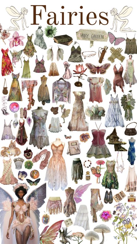 #fairy #fairycore #fairies #fairyaesthetic #fashion #fashioninspo #clothes #oufitinspo Fairy Outfit Aesthetic, Fairy Aesthetic Clothes, Fairy Aesthetic Outfit, Fairy Costume Aesthetic, Garden Fairy Costume, Fairy Core Outfits, Fairy Core Aesthetic, Fairycore Outfit, Enchanted Forest Party