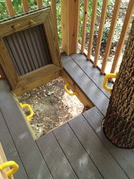 Tree House - traditional - kids - other metro - Bianco Design & Build Corp. Los Angeles, Cool Forts, Tree House Interior, Diy Shed Kits, Simple Tree House, Treehouse Masters, Building A Treehouse, Tree House Plans, Tree House Diy