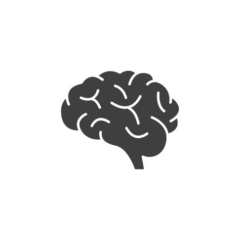 Brain Symbol, Brain Icon, The Brain, Vector Art, White Background, Brain, Vector Free, Royalty Free, This Is Us