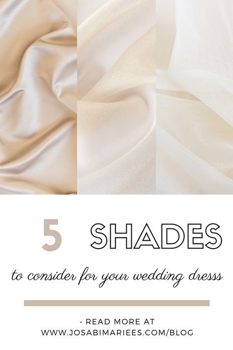 Wedding dress colors: how to choose yours? See this simple guide here! #WeddingDress #WeddingDressColor #CustomWeddingDress #ModernBride #BridalDress Wedding Dress Silhouette Guide, Wedding Dress Colors, Bride Emergency Kit, Wedding Survival Kits, Wedding Planning Organizer, Wedding Dress Color, Wedding Dressses, Wedding Planning On A Budget, Wedding Dress Guide