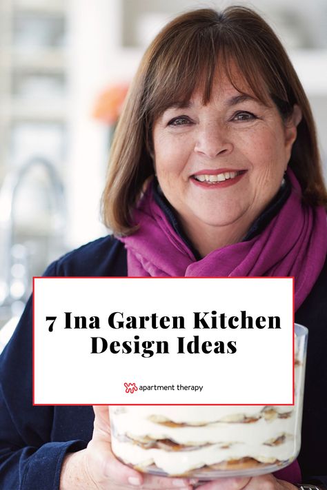 Award-winning author, TV personality, and host Ina Garten just renovated her kitchen, and we can’t get enough. Here’s how to replicate the design features at home. Upgrade Home, Handy Design, Cooking Icon, Dark Countertops, Award Winning Kitchen, Tv Personality, Entertaining Essentials, Oven Range, Home Space