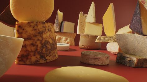 Wisconsin Cheese on Behance Large Library, Wisconsin Cheese, Ncaa, Wisconsin, Nfl, Motion, Cheese