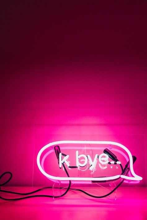 Pink Photo Wall, Pink Wall Collage, Hot Pink Aesthetic, K Bye, Pink Collage, Bedroom Wall Collage, Neon Aesthetic, Pink Photo, Neon Wallpaper