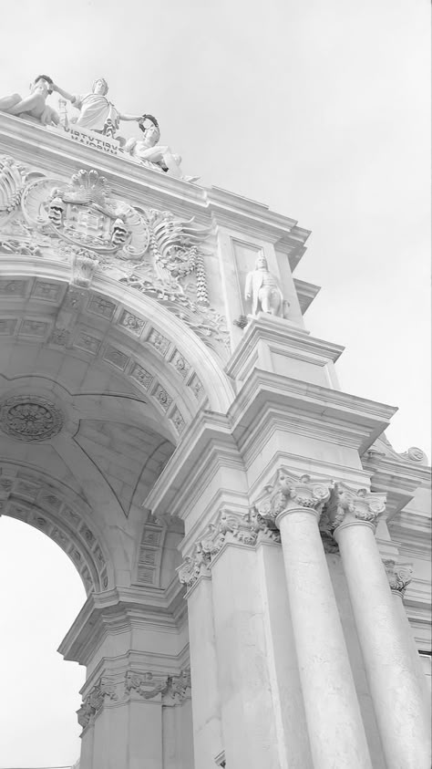 White Aura, Phone Background Wallpaper, White Goth, Goth Wallpaper, Ticket Design, White Building, Baroque Architecture, White Sky, Gray Aesthetic