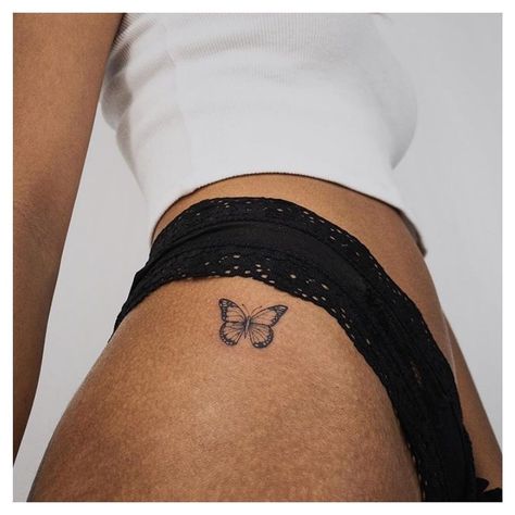 Tiny Tattoos For Women, Ink Water, Hip Tattoos Women, Cute Tiny Tattoos, Cute Tattoos For Women, Discreet Tattoos, Dainty Tattoos, Subtle Tattoos, Hip Tattoo