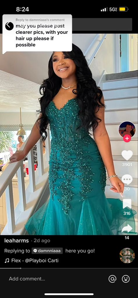 Color Combos For Prom, Green Prom Dresses Black Women, Green Prom Dresses 2023, 8th Grade Prom Dresses, Prom 2k24, Debs Dresses, Turquoise Prom Dresses, Teal Prom Dresses, Prom Dates