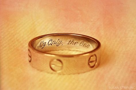 Surprise your groom by engraving a secret message in his wedding band Wedding Ring Inscriptions, Irish Wedding Rings, Engraved Wedding Rings, Wedding Band Engraving, Engraved Engagement Ring, Engraved Wedding, Irish Wedding, Wedding Wishes, Wedding Humor