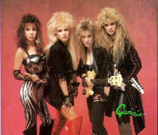 Middleage Monologues: Twisted Mix Tape Tuesday-80's Rock N Roll Ladies 80s Rock Fashion, 80s Hairstyles, 80s Hair Metal, Rock Women, 80s Rocker, Metal Outfit, Look 80s, 80s Rock Bands, The Runaways