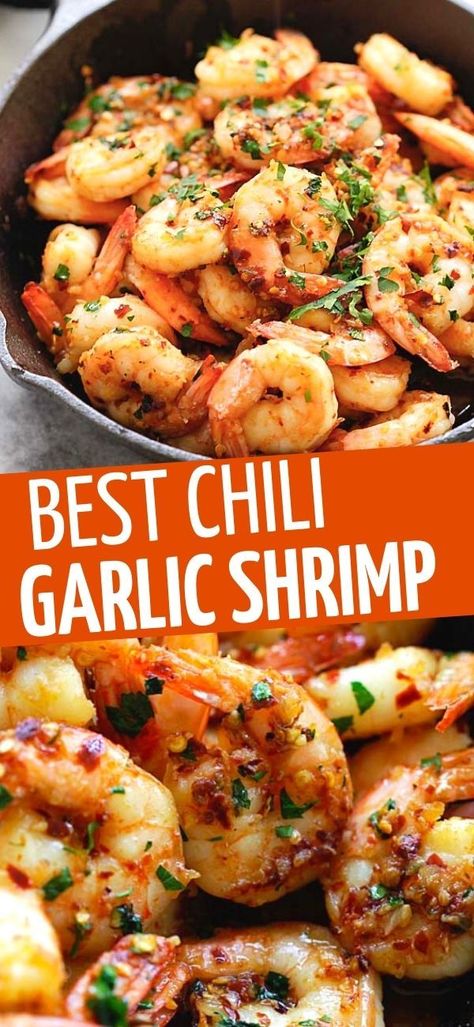 Garlic Shrimp Appetizer, Gambas Recipe, Chili Garlic Shrimp Recipe, Shrimp Gambas, Chili Garlic Shrimp, Precooked Shrimp Recipes, Shrimp Appetizers Easy, Shrimp Dinners, Malaysia Recipes