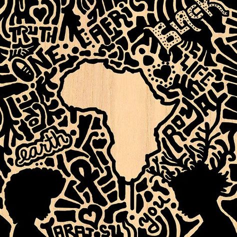 reminds me of Pop Art! Afrobeats Aesthetic, African Restaurant, Maps Aesthetic, Africa Day, Africa Art Design, African Map, Afrique Art, Afrikaanse Kunst, African Decor