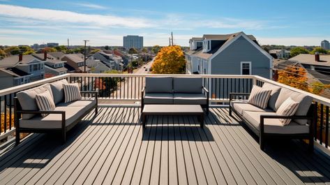 Flat Roof Deck, Roof Deck Design, Flat Roof Design, Epdm Roofing, Pool Shed, Deck Flooring, Asphalt Roof, Deck Builders, Cool Deck