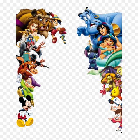 Disney Characters Png, All Disney Characters, Disney Clipart, Disney Movie Characters, Disney Free, Disney Logo, Disney Background, Disney Images, Cartoons Png