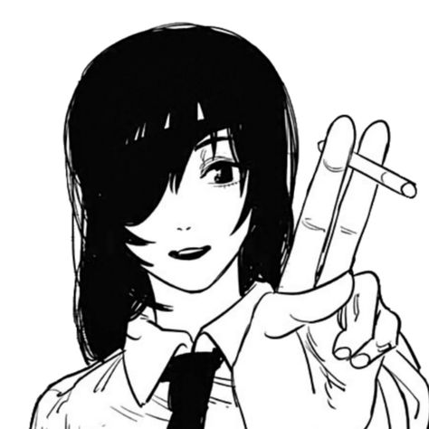 mangaterial — himeno from chainsaw man icons please? ty :) Anime Haikyuu, Chainsaw Man, Chainsaw, Anime