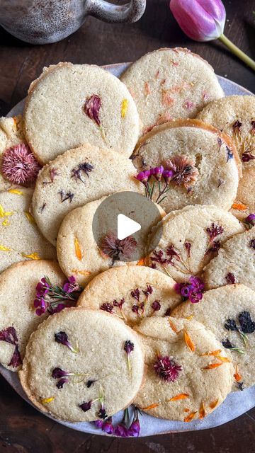 Zuliya Khawaja | Naturally Zuzu on Instagram: "These flower pressed sugar cookies are a celebration of spring. Have you ever tried flower pressed cookies? 
Using edible flowers from my friends @melissasproduce 
Comment SPRING and I will send you the full recipe for these #plantbased sugar cookies. Happy Friday! 
#spring #cookies #recipeshare #flowers #springvibes #ariesseason" Pressed Cookies, Aries Season, Spring Cookies, Edible Flowers, Pressed Flowers, Have You Ever, Happy Friday, Sugar Cookies, Flowers